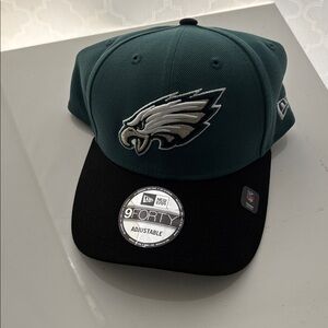 New Era Eagles Teal and Black Cap